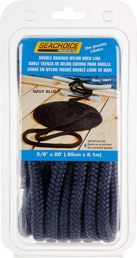 Seachoice Double-Braid Nylon Dock Line