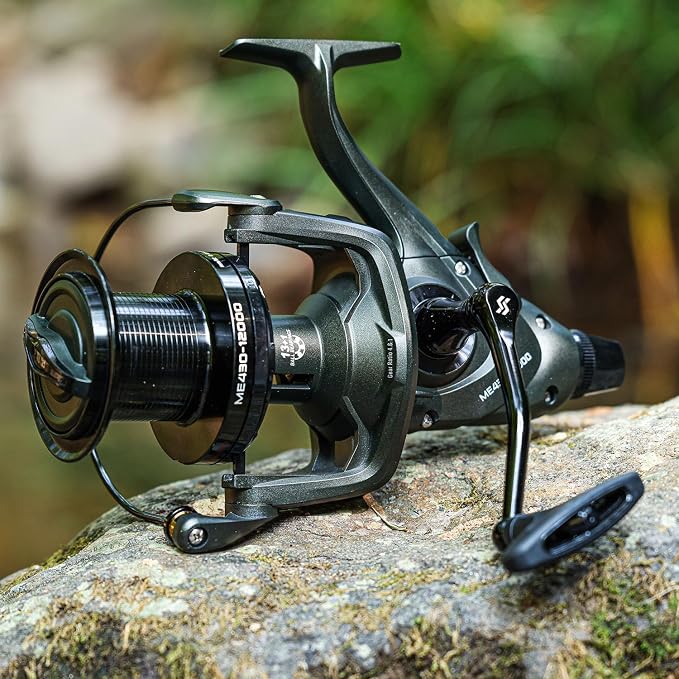 Sougayilang Saltwater Spinning Reels 10000 Series Carp Fishing Reels, CNC Aluminum Spool Fishing Reels for Saltwater Freshwater