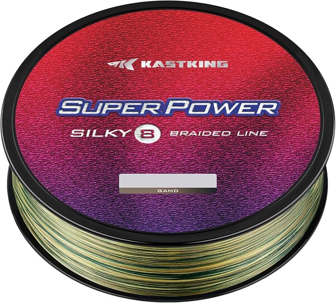 KastKing SuperPower Braided Fishing Line - Abrasion Resistant Braided Lines – Incredible Superline – Zero Stretch – Smaller Diameter – A Must-Have!