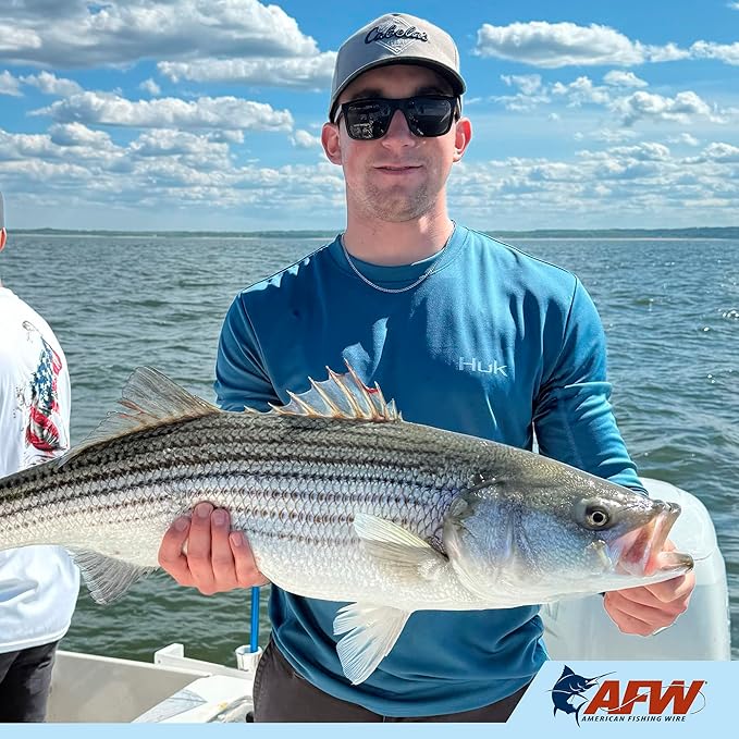 American Fishing Wire Stainless Steel Ball Bearing Snap Swivels with Double Welded Rings
