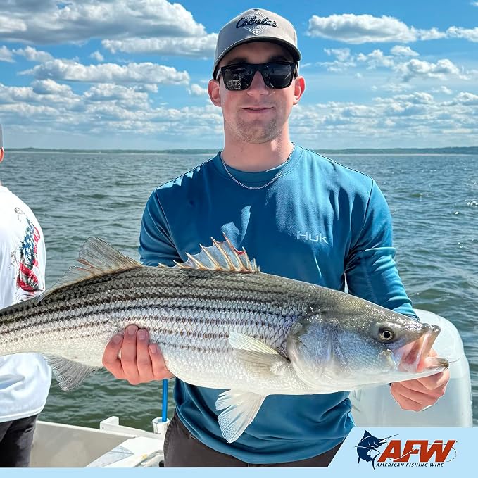 American Fishing Wire Stainless Steel Ball Bearing Snap Swivels with Double Welded Rings