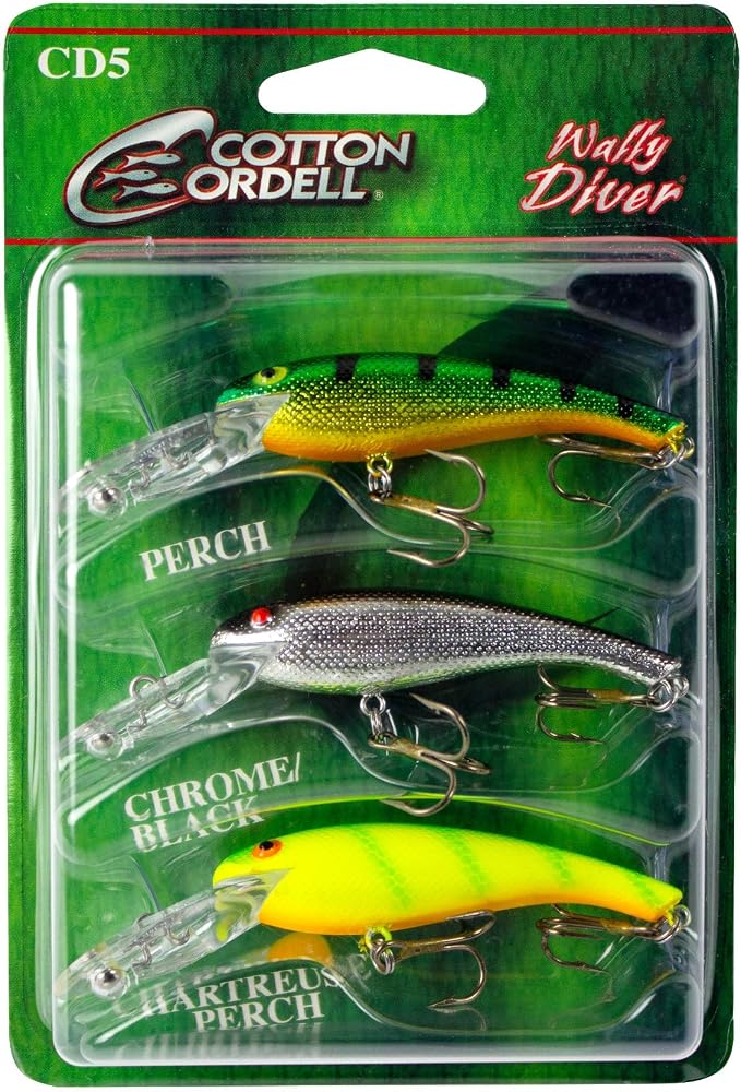 Cotton Cordell Wally Diver Walleye Crankbait Fishing Lure