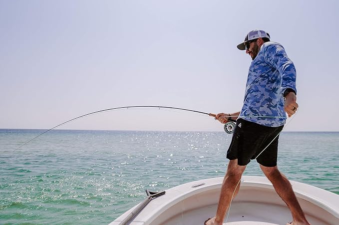 Moonshine Rod Company Fast Action Fly Fishing Rod – Carbon Fiber Graphite Rod with Zippered Travel Case – Drifter II, Vesper, Epiphany ESN, Outcast, Phantom & Rambler Series - 2WT up to 12WT Rods