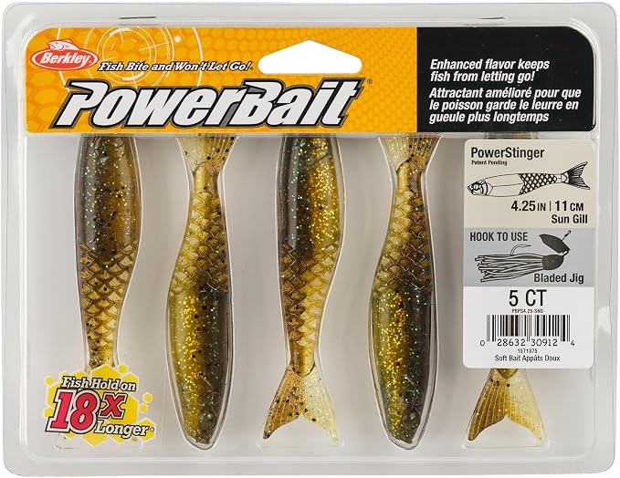 Berkley PowerBait PowerStinger Fishing Soft Bait
