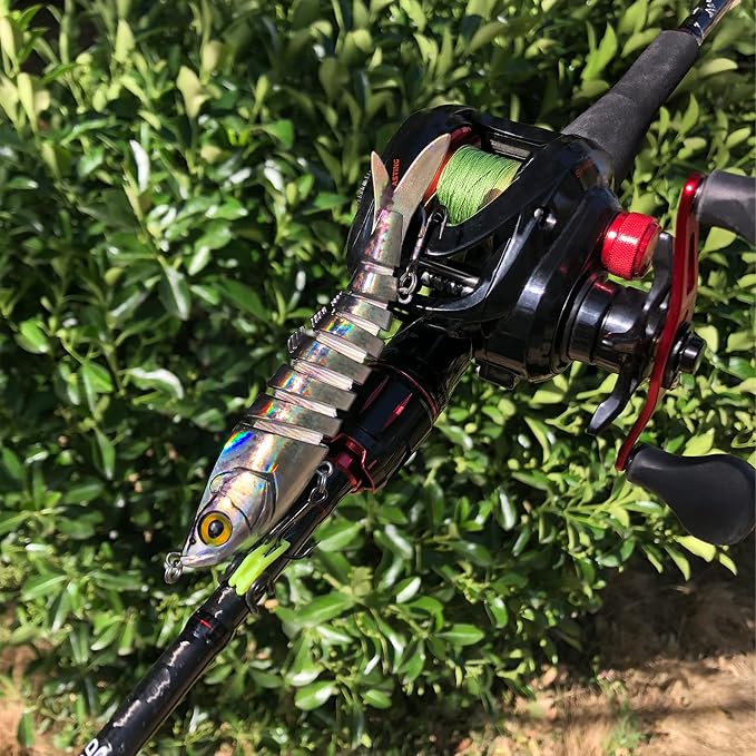 KINGDOM 3PCS Topwater Fishing Lures for Bass Whopper Popper Fishing Lure for Bass Catfish Pike Perch Floating Pencil Bait with Propeller Tail Freshwater/Saltwater