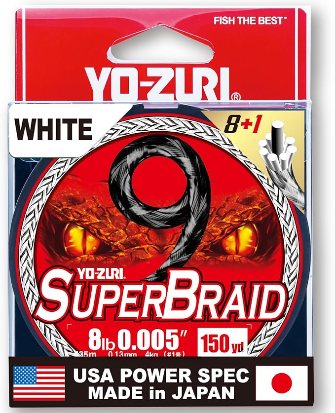 YO-Zuri SUPERBRAID 9 - Floating Braided Fishing LINE