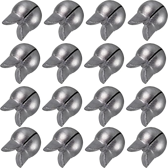 100PCS Split Shot Fishing Weights Round Removable Fishing Sinkers for Fly Bass Fishing Casting 4 Sizes