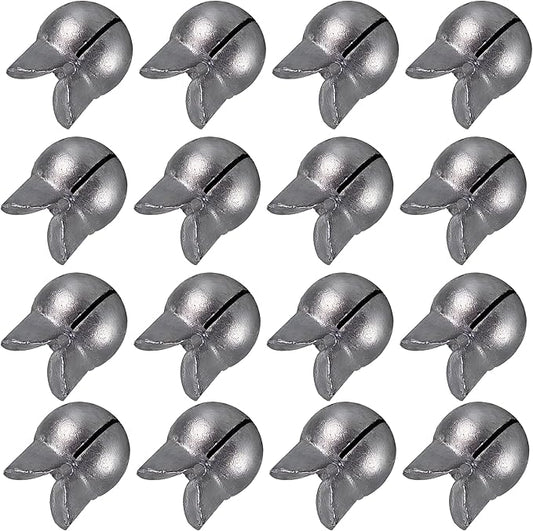 100PCS Split Shot Fishing Weights Round Removable Fishing Sinkers for Fly Bass Fishing Casting 4 Sizes