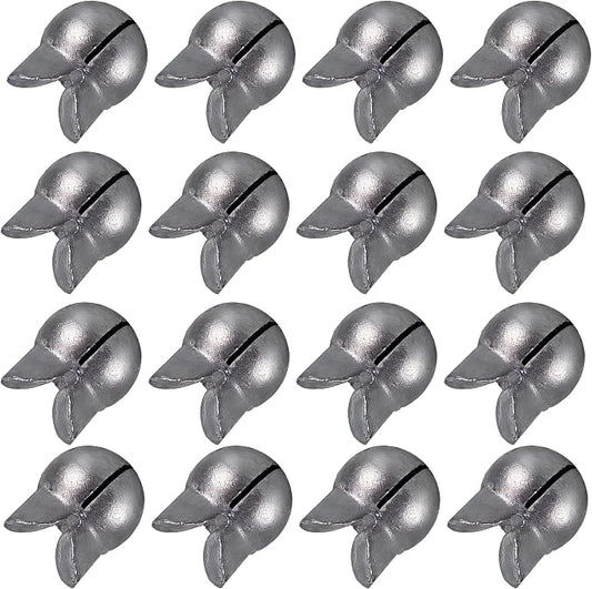 100PCS Split Shot Fishing Weights Round Removable Fishing Sinkers for Fly Bass Fishing Casting 4 Sizes