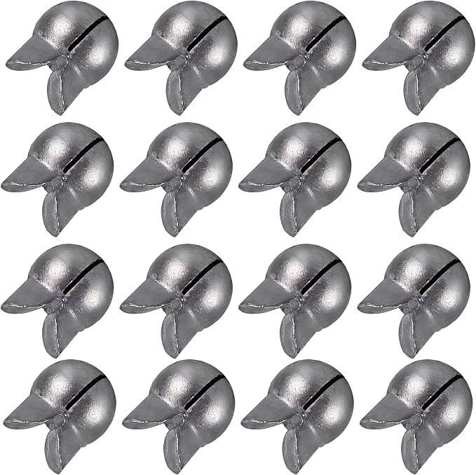 100PCS Split Shot Fishing Weights Round Removable Fishing Sinkers for Fly Bass Fishing Casting 4 Sizes