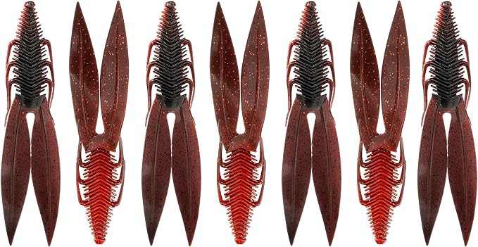 6th Sense – Bodega – Soft Plastic Creature Bait – Bass Fishing – Twin Ridge Tail Action – Multiple Sizes – Made in the USA