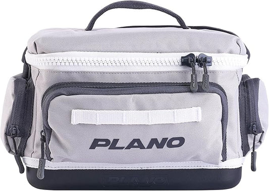 Plano Weekend 3500 Tackle Bag, Cutting-Edge Fishing Tackle Bag, Molded Waterproof Base, Spacious Storage, Die Cut Tool Sleeves, Daisy Chain Attachment Points