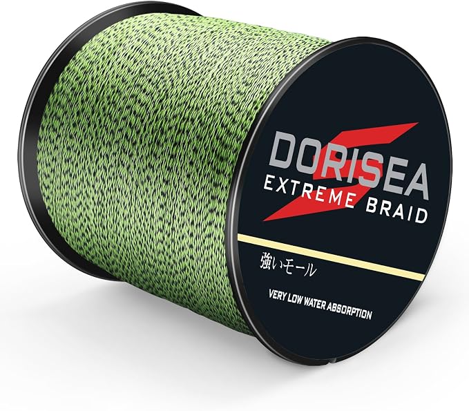 Extreme Braid 100% Pe Multi-Color(Black&Yellow) Braided Fishing Line 109Yards-2187Yards 6-550Lb Test Fishing Wire Fishing String Superline