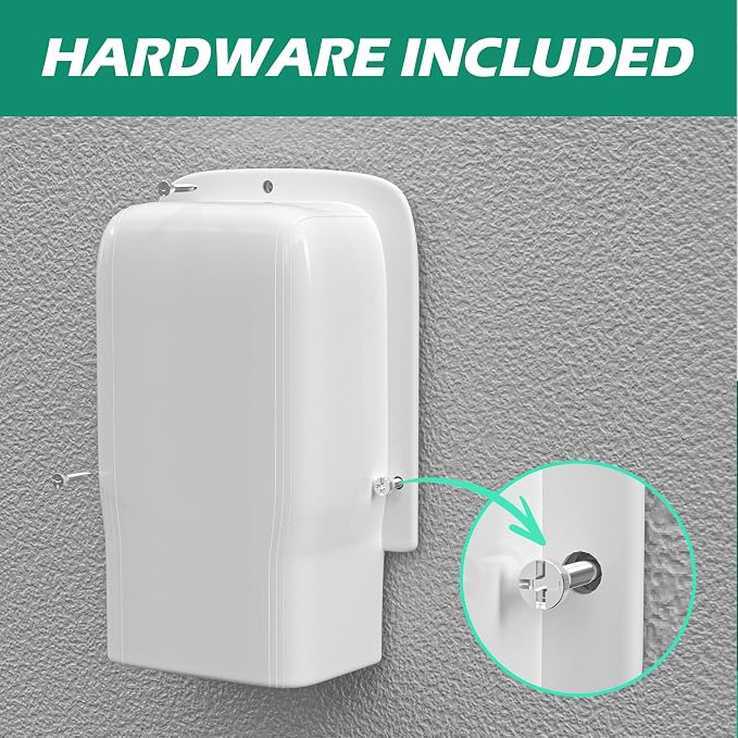 4" Width Wall Cover, Mini Split Line Set Cover Accessories for Mini Split Air Conditioners, Central AC and Heat Pumps