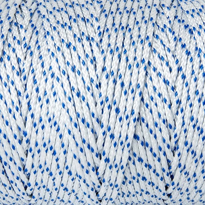 HONGDA Professional Masonry String Lines, 685 Feet #24 Bonded Braided Nylon Mason Line, Durable and Versatile String for Masonry, Construction, Gardening, and DIY Projects