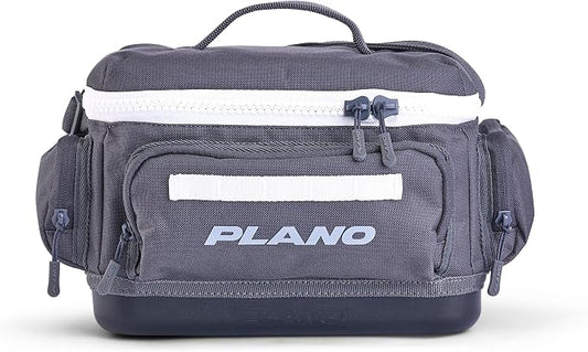 Plano Weekend 3500 Tackle Bag, Cutting-Edge Fishing Tackle Bag, Molded Waterproof Base, Spacious Storage, Die Cut Tool Sleeves, Daisy Chain Attachment Points