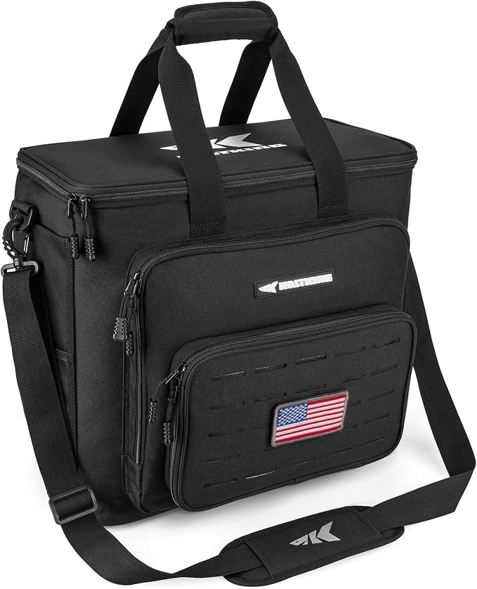 KastKing Fishing Tackle Bags - Saltwater & Freshwater Fishing Bags - Water Resistant, Padded Shoulder Strap - Gear Storage