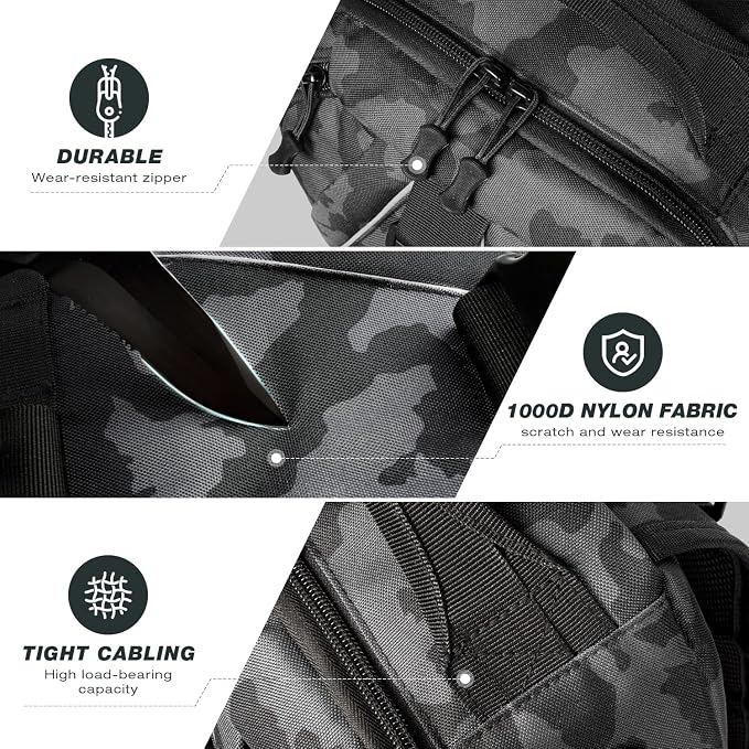 Ghosthorn Fishing Backpack Waterproof Tackle Bag Sling Bag Gift
