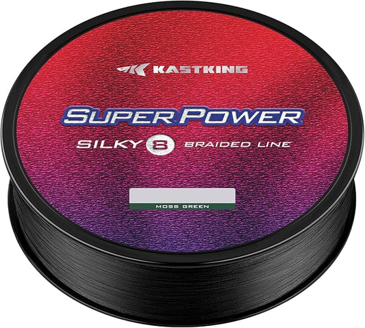 KastKing SuperPower Braided Fishing Line - Abrasion Resistant Braided Lines – Incredible Superline – Zero Stretch – Smaller Diameter – A Must-Have!