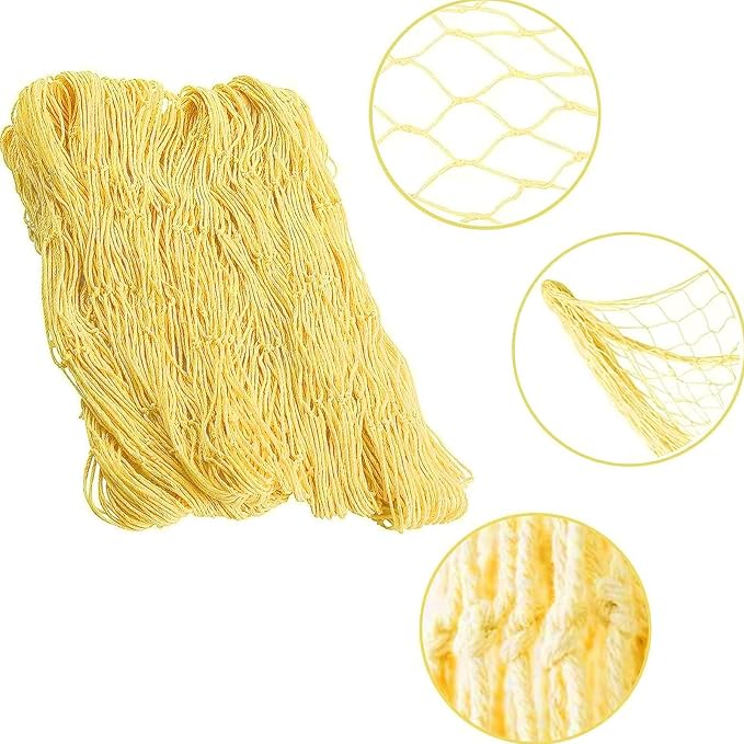 79 x 59 inch Nature Fish Net Wall Decoration with Shells, Ocean Themed Wall Hangings Fishing Net for Beach Party,Wedding,Photographing Decoration