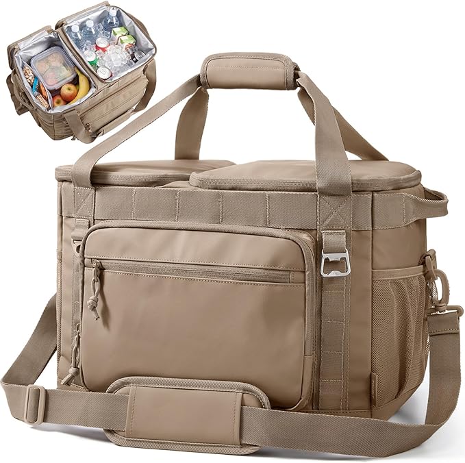 TOURIT Soft Sided Cooler Bag Insulated 30/48/60 Cans, Large Collapsible & Leakproof Ice Chest for Picnic, Beach, Camping, Travel, Sports Fan Coolers