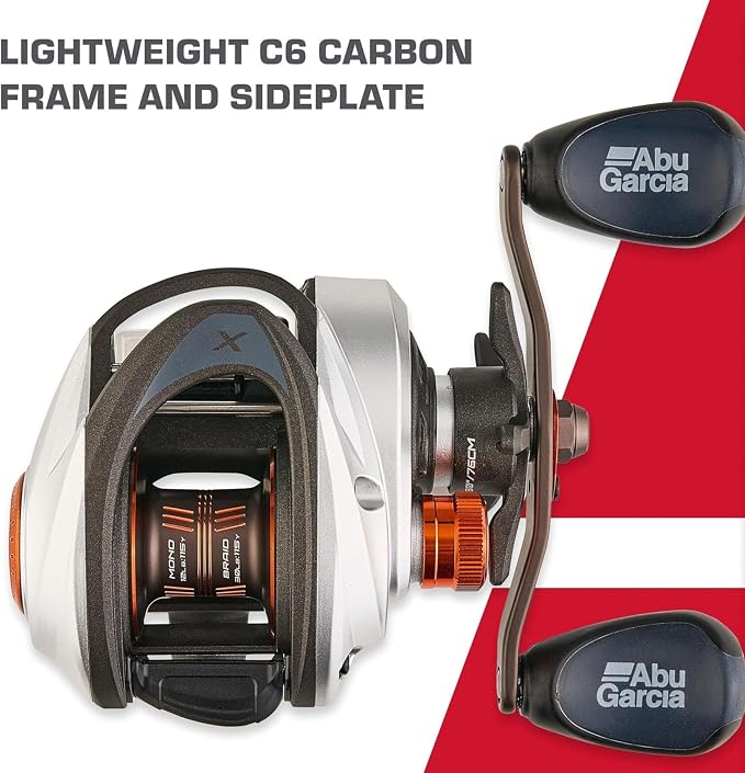 Abu Garcia Revo X Low Profile Baitcast Fishing Reel