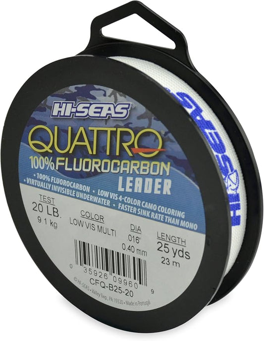 Hi-Seas Quattro 100% Fluorocarbon Leader