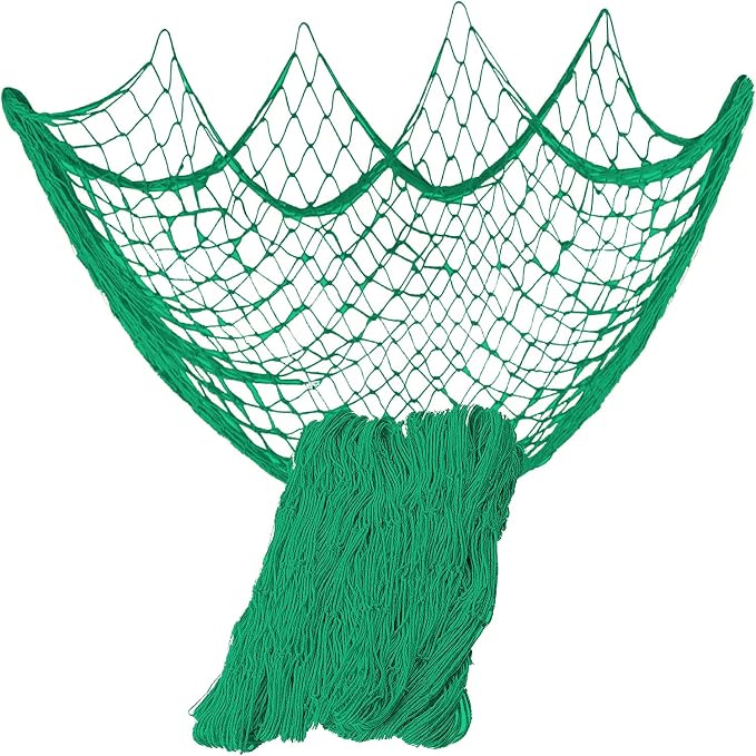 79 x 59 inch Nature Fish Net Wall Decoration with Shells, Ocean Themed Wall Hangings Fishing Net for Beach Party,Wedding,Photographing Decoration