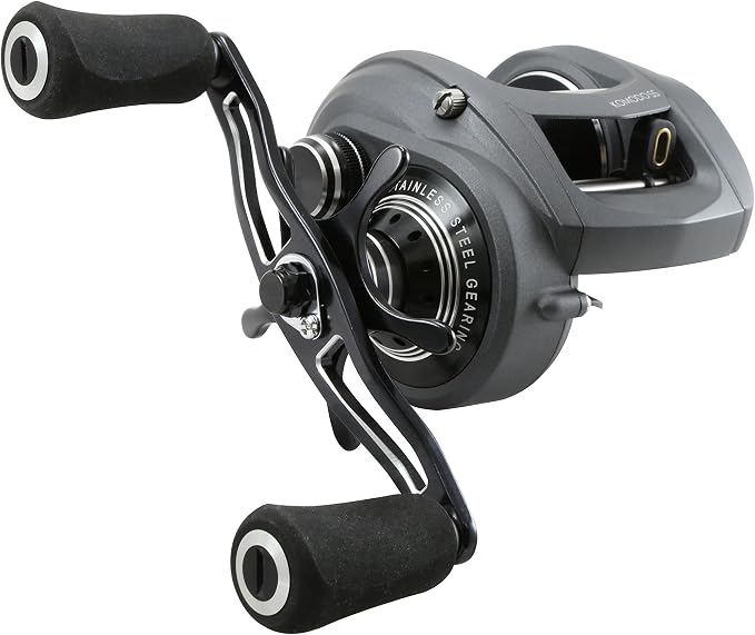 Okuma Komodo SS Large Capacity Aluminum Frame Stainless Steel Gears Low Profile Baitcaster
