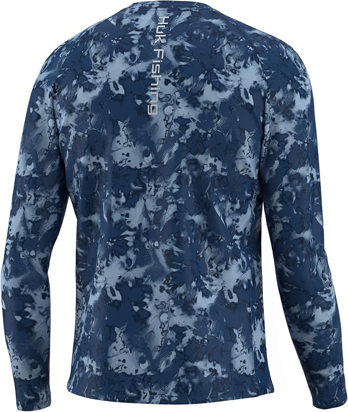 HUK Men's Pursuit Vented Long Sleeve Fishing Shirt (+30 UPF)