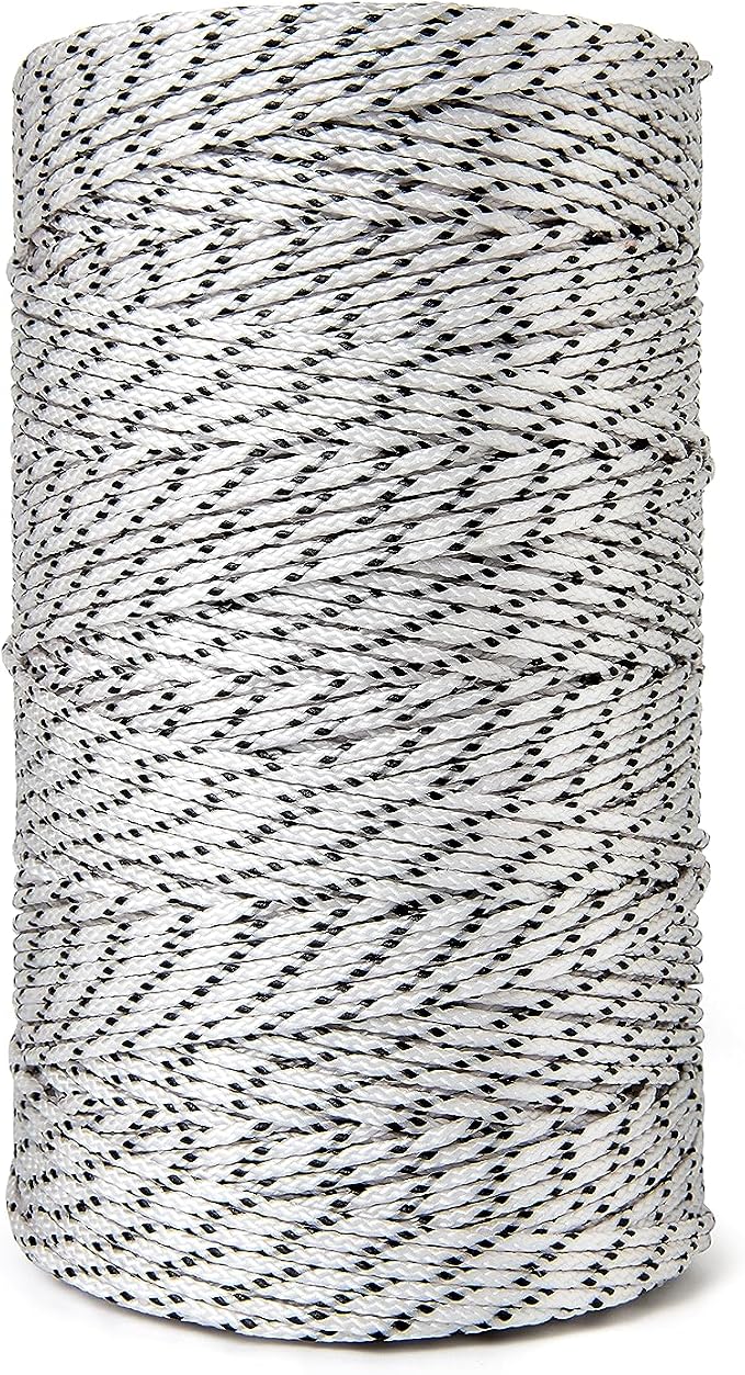 HONGDA Professional Masonry String Lines, 685 Feet #24 Bonded Braided Nylon Mason Line, Durable and Versatile String for Masonry, Construction, Gardening, and DIY Projects