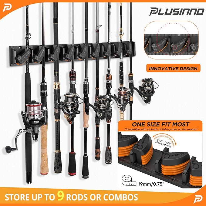 PLUSINNO Fishing Gear,Full Fishing Pole kit Include Fishing Rod and Reel Combo, Tackle Box with Fishing Lures, Fishing Accessories, Fishing Pliers,Fishing Gifts for Men with Fishing Tool Kit