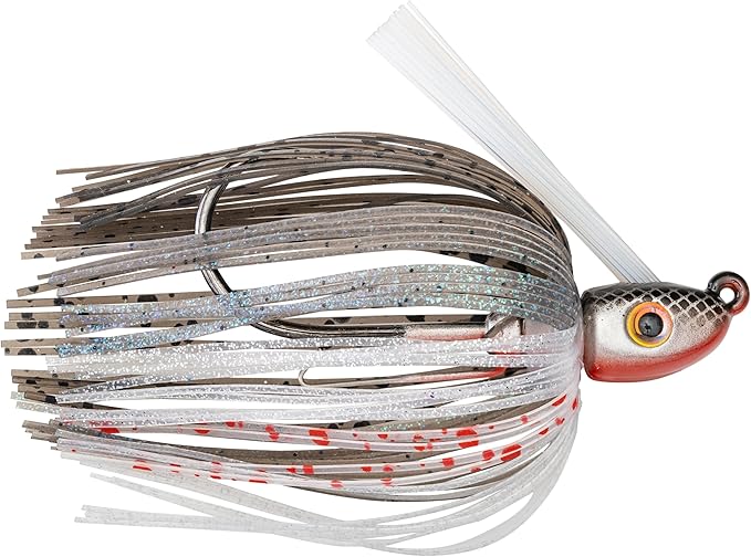 Strike King Hack Attack Heavy Cover Swim Jig Fishing Lure, Exclusive Gamakatsu Extra-Strong Siwash Hook