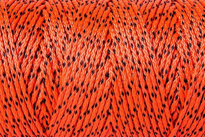 HONGDA Professional Masonry String Lines, 500 Feet #18 Bonded Braided Nylon Mason Line, Durable and Versatile String for Masonry, Construction, Gardening, and DIY Projects