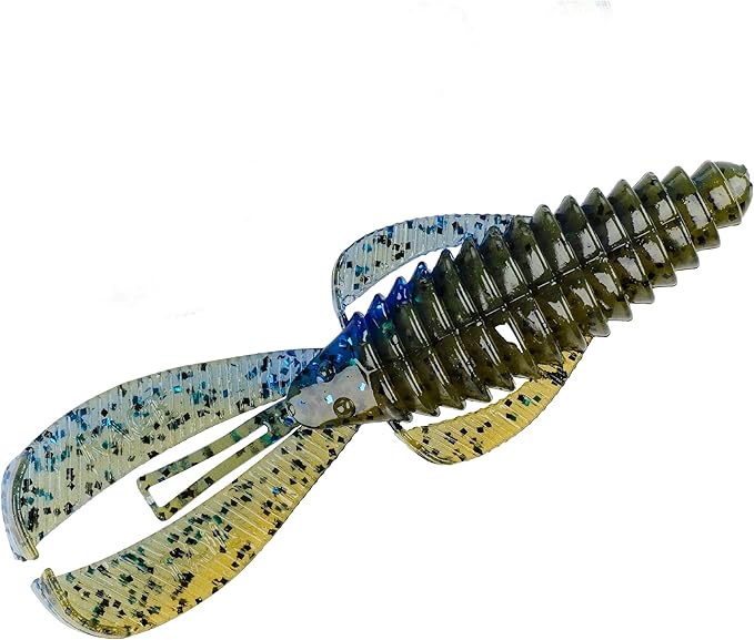 Strike King Rage Bug Fishing Lure, Soft Plastic Grub, Unique Design, Subtle Action