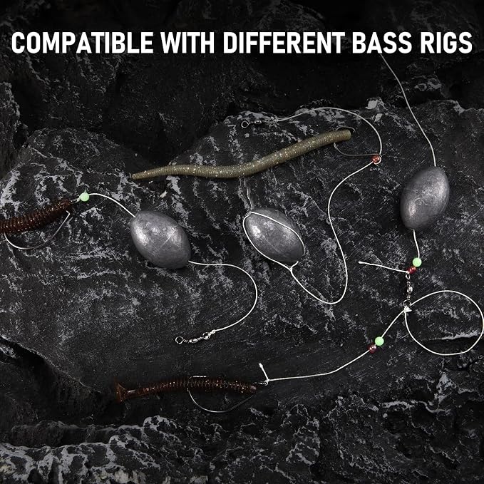 Dr.Fish Egg Sinker Lead Fishing Weights Oval Shaped Catfishing Weights Bank River Freshwater Saltwater Fishing Bass Casting