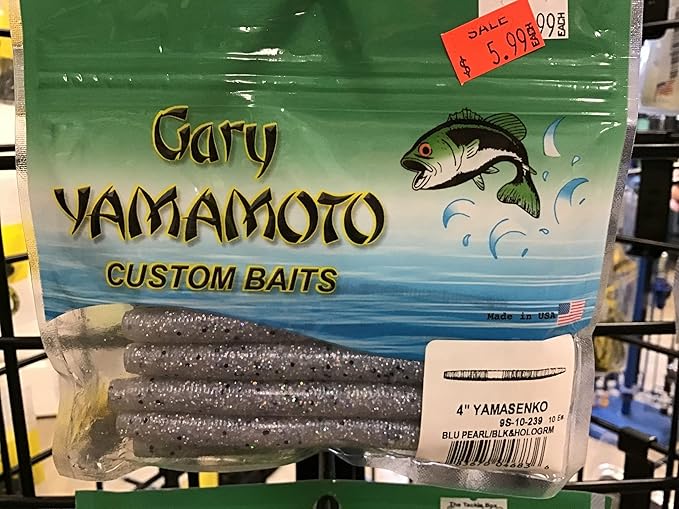 Yamamoto Senko Soft Plastic Worm Easy to Use Bass Fishing Stick Bait Lures
