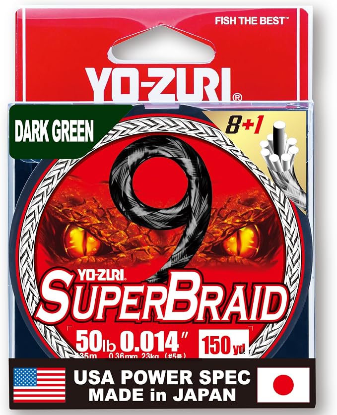 YO-Zuri SUPERBRAID 9 - Floating Braided Fishing LINE