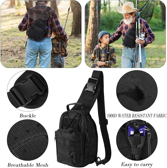 Gemscream 393 Pcs Fishing Tool Kit Fishing Backpack with Tackle Boxes Included Pliers Gear and Equipment Bait Rigs Fish Lip Gripper Lure Gear Kit Fish Hooks Remover Tools