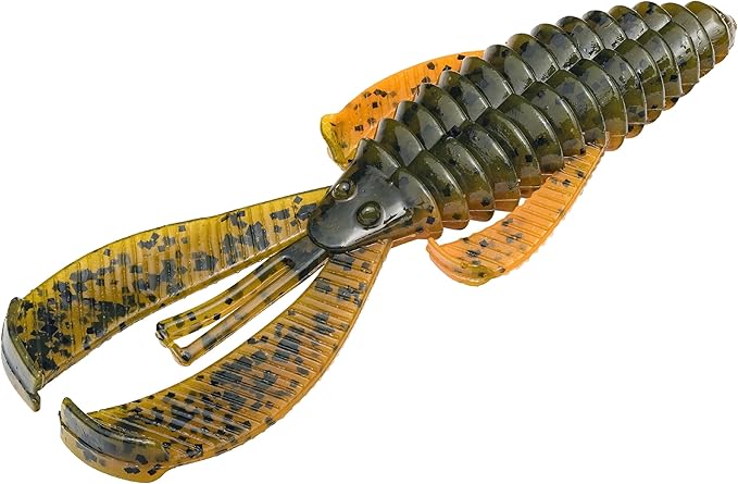 Strike King Rage Bug Fishing Lure, Soft Plastic Grub, Unique Design, Subtle Action