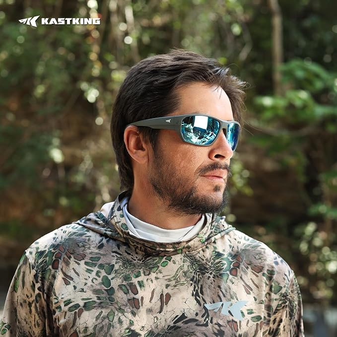 KastKing Merced Floating Polarized Sports Sunglasses, With PuriVex Protective Lens Coating, Lightweight TPX Frame, Men Women
