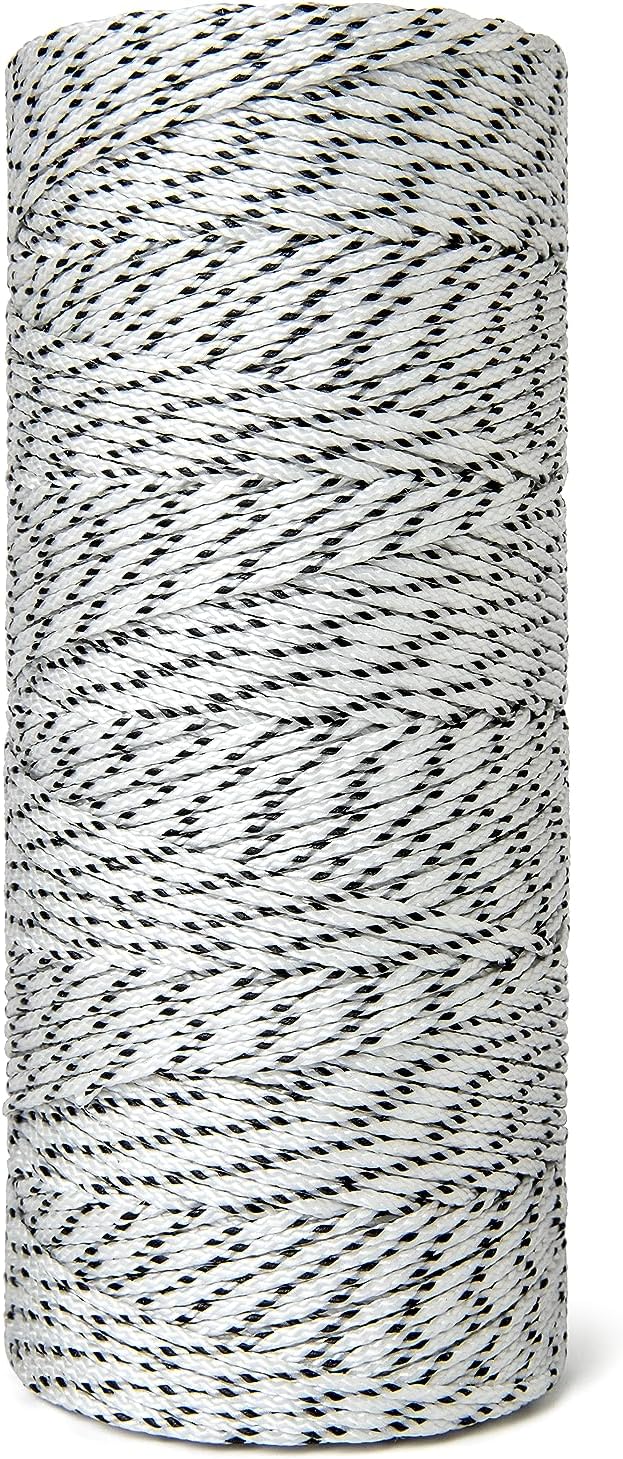 HONGDA Professional Masonry String Lines, 500 Feet #18 Bonded Braided Nylon Mason Line, Durable and Versatile String for Masonry, Construction, Gardening, and DIY Projects