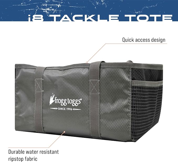FROGG TOGGS Fishing Tray Tote, Secures Organizes and Protects Tackle Trays