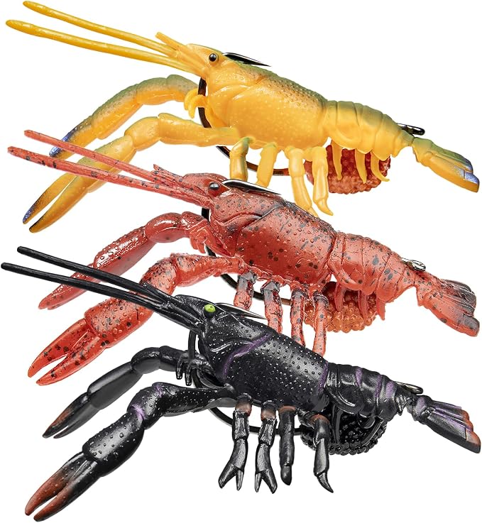 TRUSCEND Duramax Pre-Rigged Fishing Lures with BKK Jig Hooks, 10X Tear-Resistant TPE Soft Swimbaits for Bass Striper Trout Crappie Walleye Grouper, Lifelike Fishing Baits for Saltwater and Freshwater