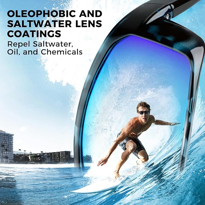 KastKing Huzzah Polarized Sport Sunglasses for Men and Women, Ideal for Driving Fishing Cycling and Running,UV Protection