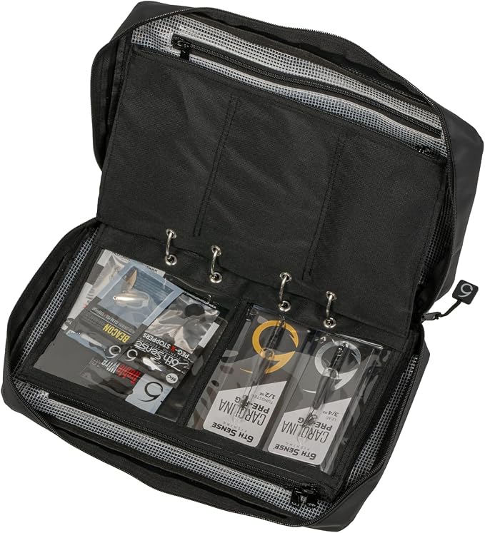 6th Sense – Fishing Lure Terminal Binder - Water-Resistant Tackle Organizer for Anglers (Willis – Thermal Hog)