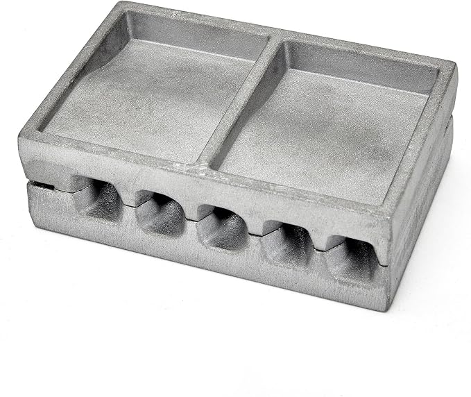 Bank Sinker Mold and Pure Lead Ingots,DIY Bullet Casting,Fishing Sinkers and Fishing Weights