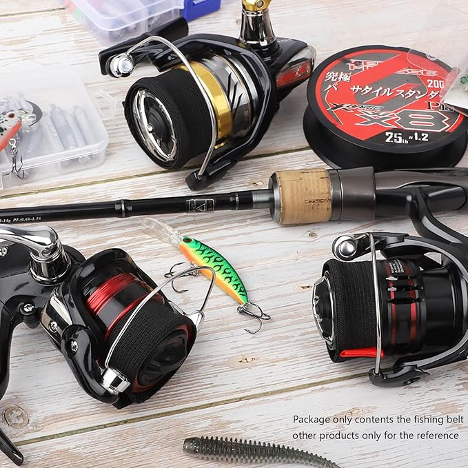Dovesun Fishing Spool Belt Fishing Reel Protection Spinning Reels Fishing Reel Accessories 4pcs