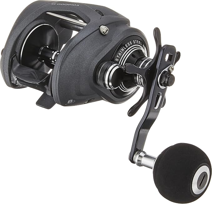 Okuma Komodo SS Large Capacity Aluminum Frame Stainless Steel Gears Low Profile Baitcaster