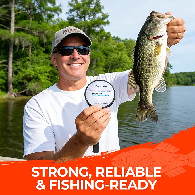 KastKing World's Premium Monofilament Fishing Line - Paralleled Roll Track - Strong and Abrasion Resistant Mono Line - Superior Nylon Material Fishing Line - 2015 ICAST Award Winning Manufacturer